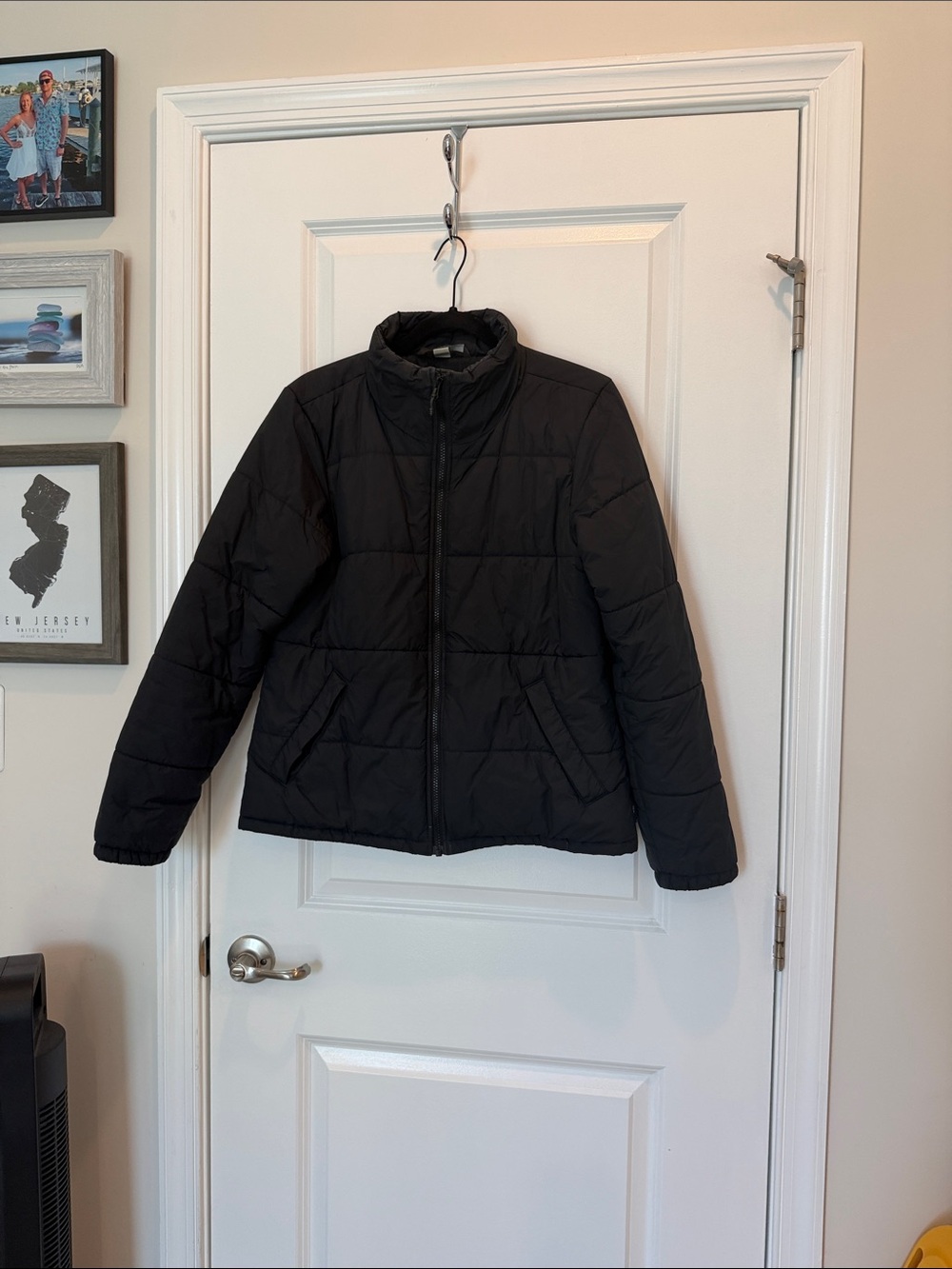 REI Black Quilted Puffer Jacket